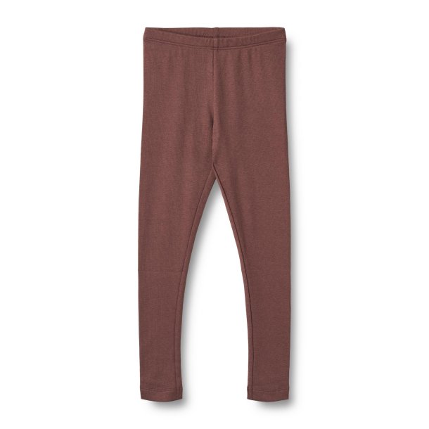 WHEAT Rib Leggings Maddy Eggplant