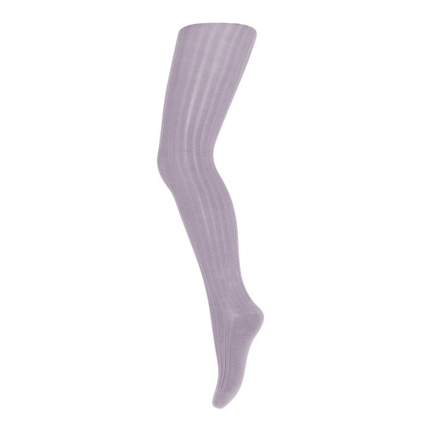 mp Denmark strmpebukser til brn Cotton Rib Tights Lavender Sky 1022