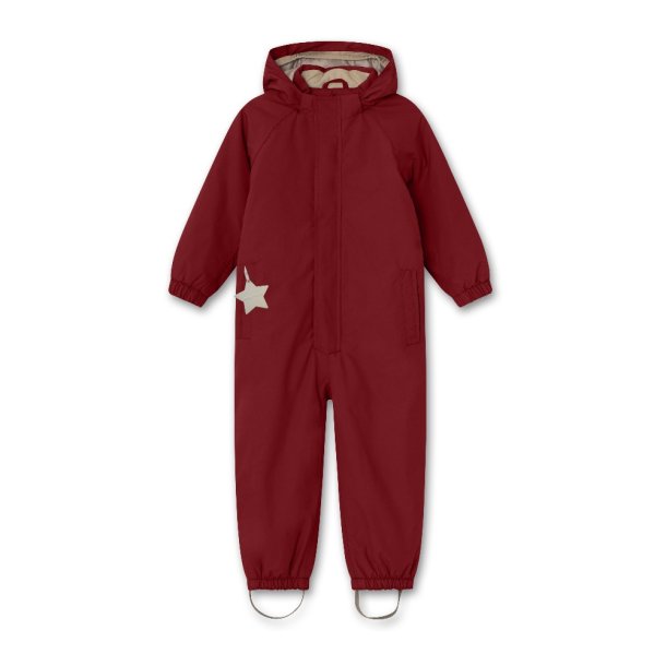 MINI A TURE flyverdragt MATWILBO Snowsuit Red Merlot