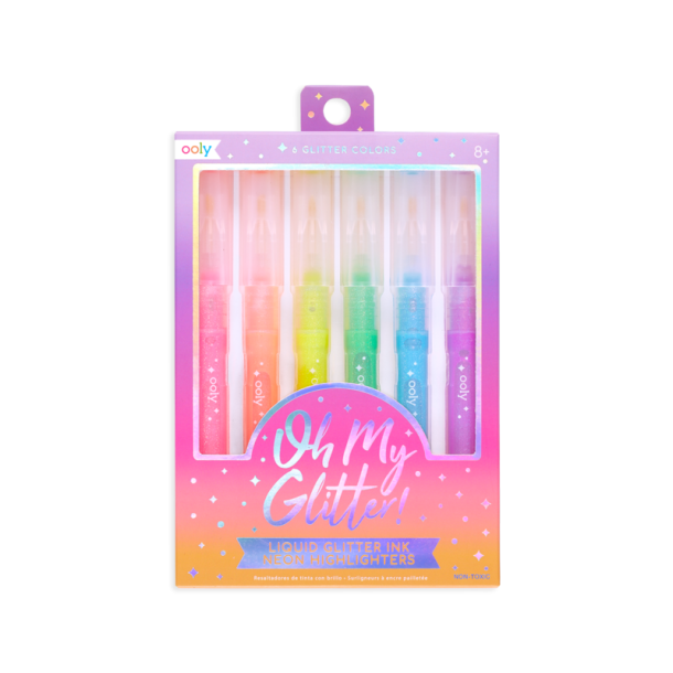 ooly neon glitter tuscher - Oh My Glitter! Neon Glitter Highlighters