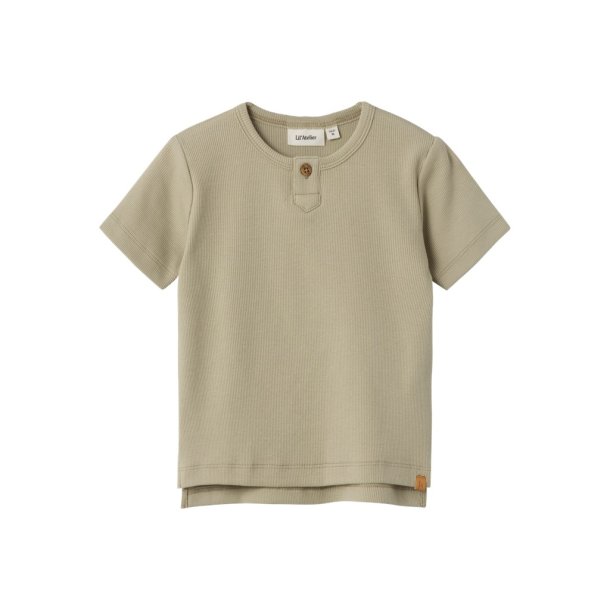 Lil' Atelier t-shirt Gago Fan SS Top Moss Grey