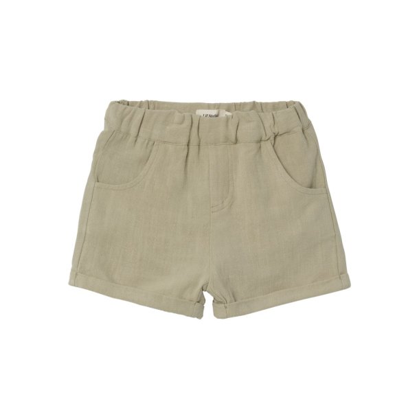 Lil' Atelier shorts Dolie Fin Loose Shorts Moss Grey