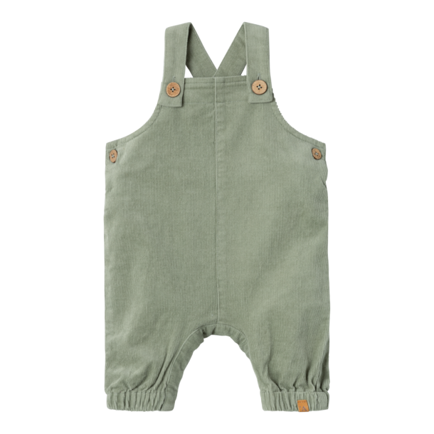 Lil' Atelier smkbukser Obert Cord Overall Seagrass