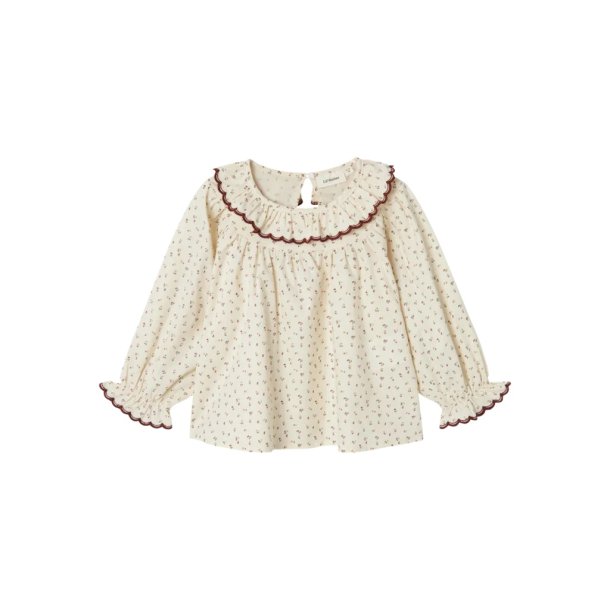 Lil' Atelier skjorte bluse Rasia LS Loose Shirt Turtledove