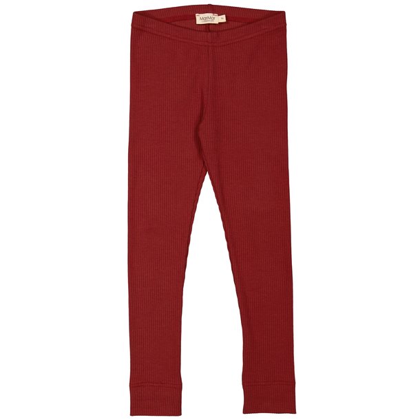 MarMar rib leggings Leg Modal Hibiscus Red