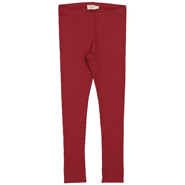 MarMar rib leggings Leg Modal Hibiscus Red