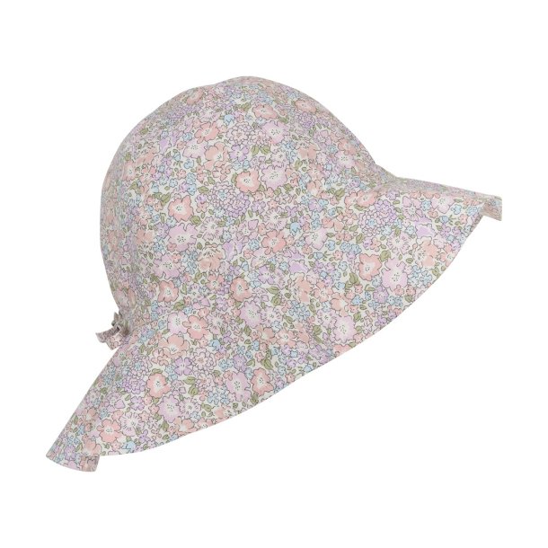 HUTTEliHUT solhat med blomster Summerhat Liberty Fabric Michelle