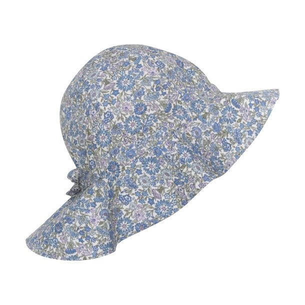 HUTTEliHUT solhat med blomster Summerhat Liberty Fabric May Field