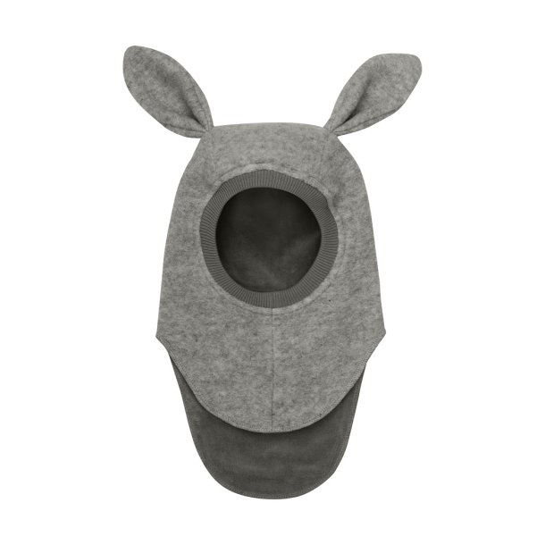 HUTTEliHUT elefanthue med lange rer Balaclava Ears Wool Medium Grey Melange 1220