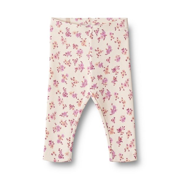 WHEAT baby leggings med blomsterprint Leggings Jules Shell Flowers