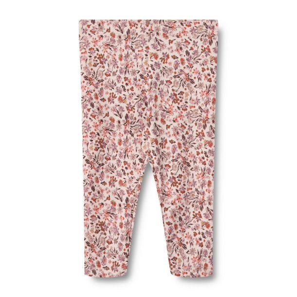 WHEAT baby leggings med blomsterprint Leggings Jules Pale Rose Flowers