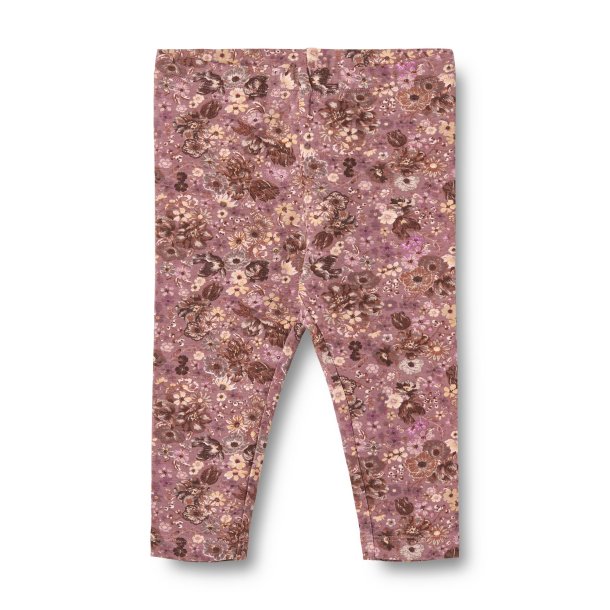 WHEAT baby leggings med blomsterprint Leggings Jules Lavender Flowers