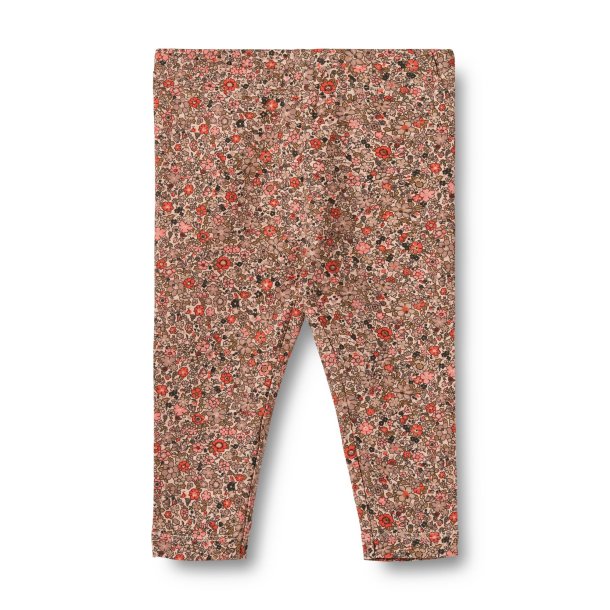 WHEAT baby leggings med blomsterprint Leggings Jules Rose Flower Meadow