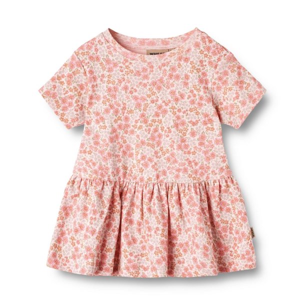 WHEAT baby kjole med blomsterprint Dress S/S Birthe Rose Flowers