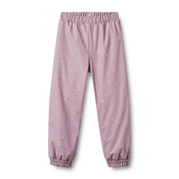 WHEAT regnbukser med termofoer Thermo Rain Pants Um Soft Lilac Flowers