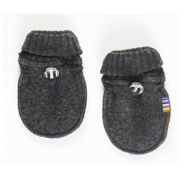 Vanter i uldfleece fra Joha Baby Mittens Antrachite