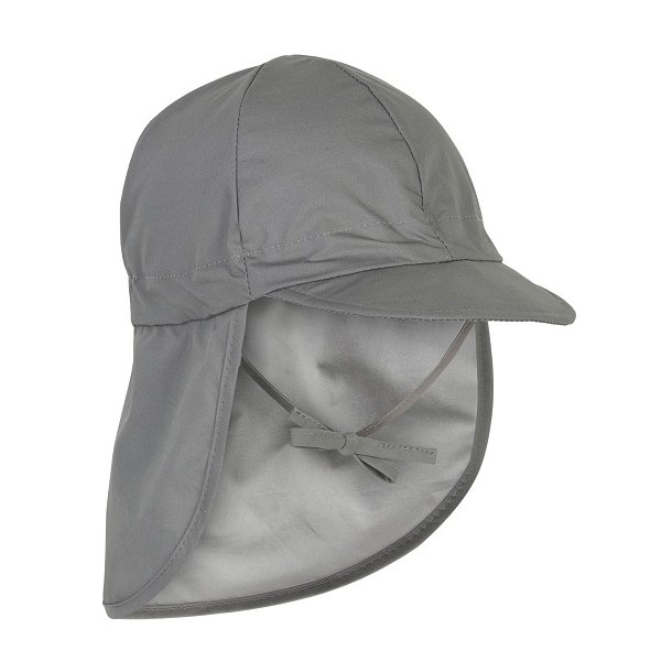 mikk-line solhat Summercap Long Neck Solid Neutral Grey