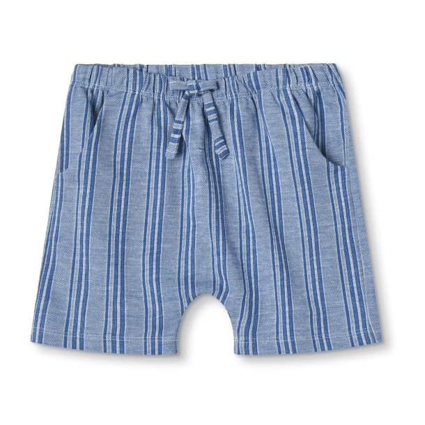 Fliink Shorts Miro Cloud Dancer Mazerine Blue Stripe