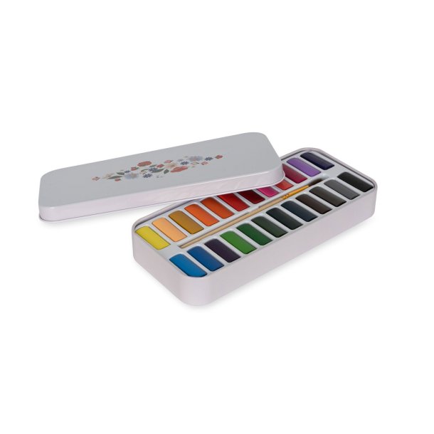 Konges Sljd vandfarver Water Colors Tin Box