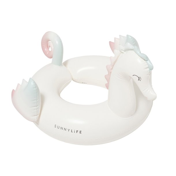 SunnyLife Badering med split Kids Pool Ring Melody the Mermaid Multi