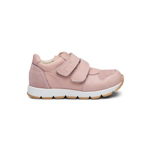 pom pom sneakers i rosa - Runners Velcro Shoe Rose Combi