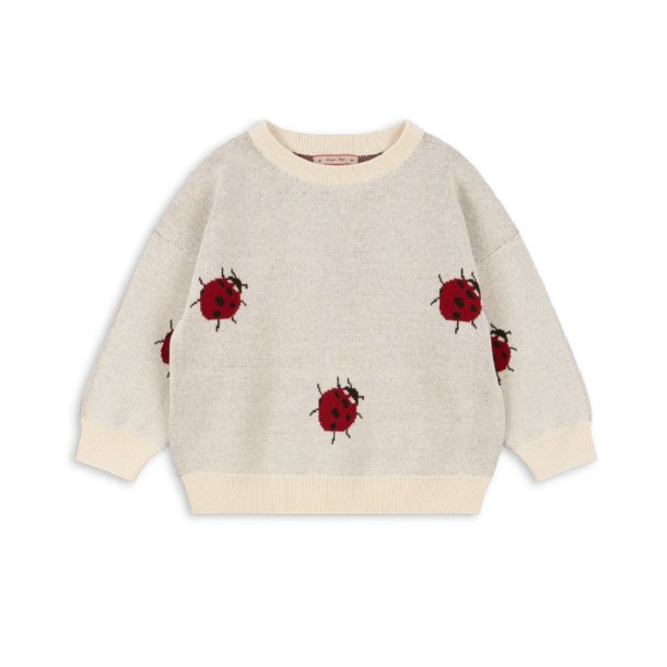 Konges Sljd strik bluse Lapis Knit Blouse Ladybug